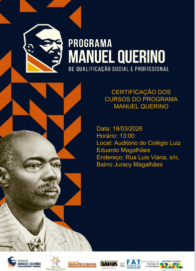 Entrega dos Certificados do Programa Manuel Querino